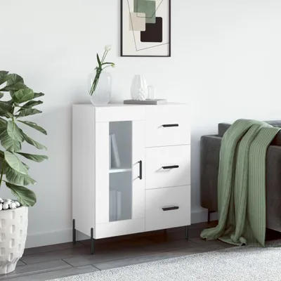 Produktbild von vidaXL Sideboard Weiß 69,5x34x90 cm Holzwerkstoff
