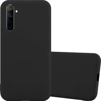 Produktbild von Cadorabo Hülle für Realme 6 4G / 6s Schutzhülle in Schwarz Handyhülle TPU Silikon Etui Case Cover