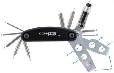 Produktbild von Contec Multifunktion Tool 15 15 Funktionen