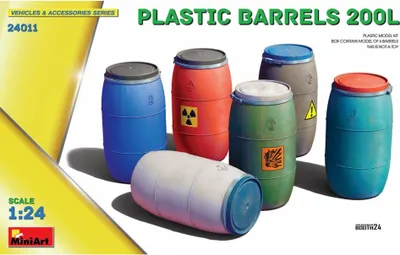 Produktbild von MINIART MA24011 Plastic Barrels 200L