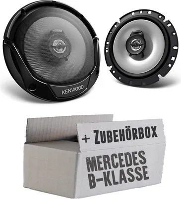 Produktbild von Lautsprecher Boxen Kenwood KFC-S1766 - 16,5cm 2-Wege Koaxialsystem Auto Einbausatz - Einbauset passend für Mercedes B-Klasse JUST SOUND best choice for caraudio