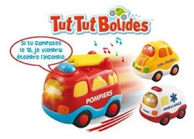 Image de Vtech Tut Tut Bolides Coffret trio Pompiers
