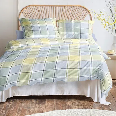 Produktbild von Irisette Seersucker Bettwäsche Easy 8715 blau 135x200 cm + 80x80 cm