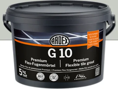 Produktbild von ARDEX G10 Premium Flex-Fugenmörtel Zementgrau 5kg Eimer