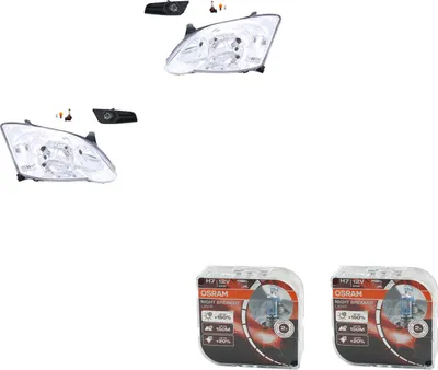 Produktbild von Scheinwerfer Satz Osram Night Breaker Laser passend für Toyota Corolla E12 04-07 5212702120 8121002090 5212802110 8122002090 8113013330 8117013 Johns