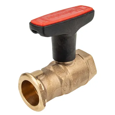Produktbild von Heimeier Pumpen-Kugelhahn Globo P 1 1/4 Zoll Gewinde x 1 1/4 Zoll Flansch ohne Schwerkraftbremse