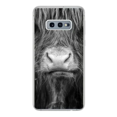 Produktbild von MuchoWow® Handyhülle Schutzhülle Hülle für Samsung Galaxy S10e Schottischer Highlander - Haare - Tiere Silikon Softcase Handy Hülle - Handy