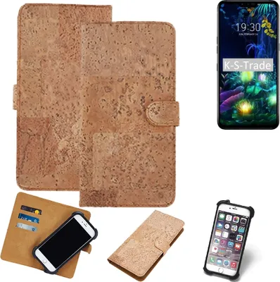 Produktbild von K-S-Trade Hülle kompatibel mit LG Electronics Q9 One  Kork Handyhülle Cover  Schutzhülle TPU Case Bumper in Hellbraun, (1x)