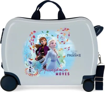 Obrázok produktu pre JOUMMABAGS Detský kufrík na kolieskach Ľadové Kráľovstvo Awesome MAXI ABS plast, 50x38x20 cm, objem 34 l