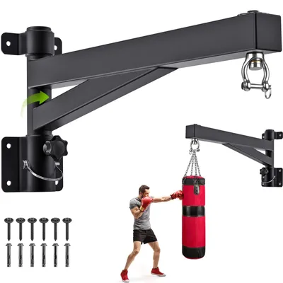 Image de Solidchoice - Support mural pliable pour sacs, avec rotation à 360°