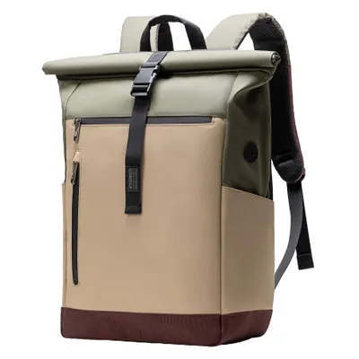 Immagine prodotto di Zaino Inateck RollTop da 25L-30L per università, bicicletta, tempo libero, lavoro, sport e viaggi; zaino da ciclismo; elegante zaino da giorno con scomparto per laptop da 17 pollici