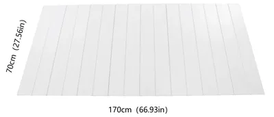 Immagine prodotto di Copertura per vasca da bagno - Protezione per vasca da bagno in PVC, modello STYLE 2 - 170 x 75 x 0,66 cm - Isolante termico - Ignifuga - Impermeabile - Resistente alla muffa - Pieghevole