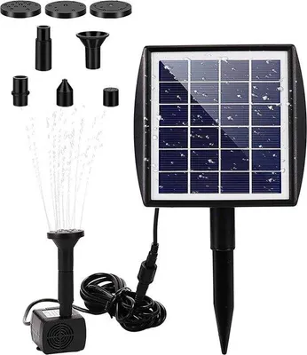 Immagine prodotto di Pompa solare da 2 W per fontana per uccelli, laghetto e giardino