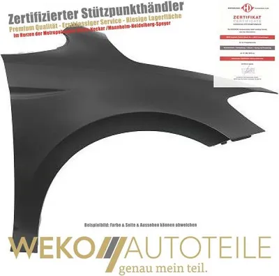 Produktbild von Kotflügel vorne rechts DIEDERICHS 2297006 für VW