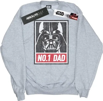 Produktbild von Star Wars - "Number One Dad" Sweatshirt für Herren BI45719 (XL) (Grau)