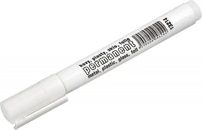 Zdjęcie produktu dla Marker permanentny, okrągła końcówka, biały