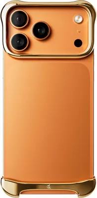 Produktbild von Arc Pulse, Aluminium Bumper Hülle iPhone 17 Pro robust Design, Gold