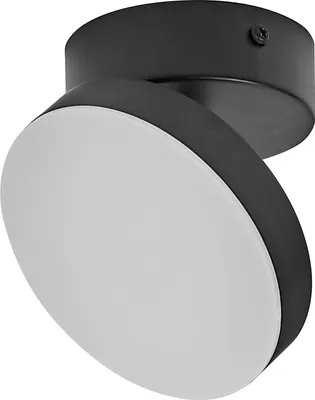 Obrázek produktu pro Svítidlo OSRAM Decor Spot Moon černé, 1 nastavitelná hlava, 5,5 W, 280 lm, 3000 K, kovové pouzdro, funkční a minimalistický design, snadná instalace, nevyměnitelná LED