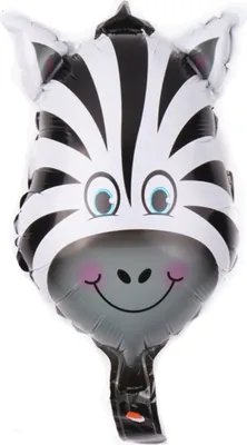 Produktbild von Zebra Folienballon 35 x 25 CM Luftballon