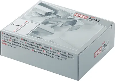 Produktbild von Heftklammern 23/24 Super verzinkt Packung mit 40 Stück