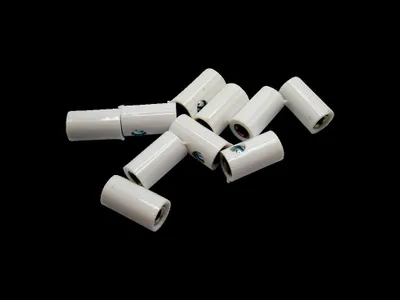 Zdjęcie produktu dla Schönwitz 51404 10 sztuk tuleja złącza wtykowego z otworem krzyżowym 2,6 mm biała