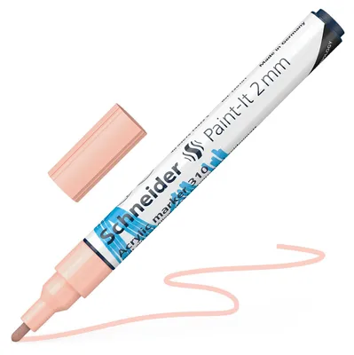 Produktbild von Schneider 120136 Paint-It Acrylstift (mit 2 mm Rundspitze, hochdeckende Acrylfar