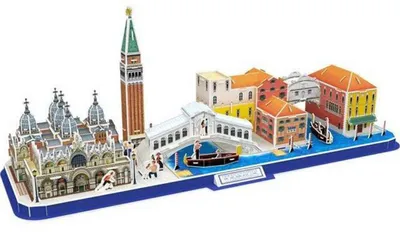 Obrázok produktu pre CubicFun Cubicfun Puzzle 3D City Line Venice 20269