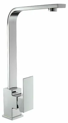 Produktbild von Schwenkbare Küchenarmatur Einhebelmischer wassersparend für Spültisch Chrom