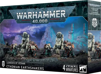 Zdjęcie produktu dla W40k: Leagues of Votann - Cthonian Earthshakers (4 figurki)