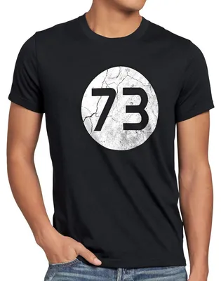 Produktbild von style3 Sheldon Lieblingszahl 73 Herren T-Shirt
