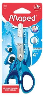 Immagine prodotto di Forbici Maped Essentials Soft da 13 cm, sicure per i bambini