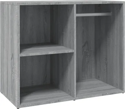 Produktbild von vidaXL Regal für Schminktisch Grau Sonoma 80x40x65 cm Holzwerkstoff