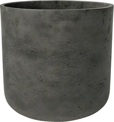 Produktbild von Pottery Pots Blumentopf Charlie Schwarz Grau-Schwarz T 32 cm H 31 cm