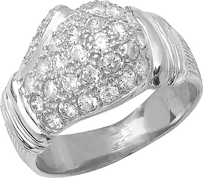 Produktbild von Edler 925 Sterling Silber Herren - Motivring mit Zirkonia, 63 (20.1); TRS22251RSU