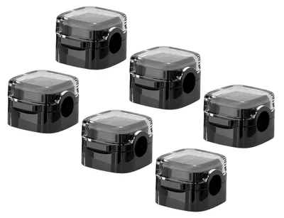 Produktbild von 3/6 Stück Magnetische Kabelhalter, selbstklebend, für Zuhause, Büro, Nachttisch, Schreibtisch, Kabelmanagement, Clip, Halterung für Handy-Ladekabel