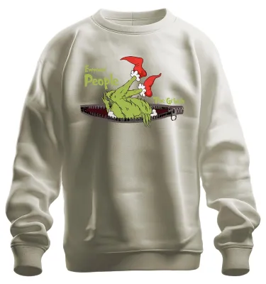 Produktbild von The Grinch Ewwww People Weihnachten lustig Geschenk Sweatshirt Pullover, Natur, XXL