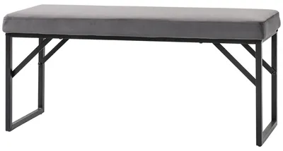 Productafbeelding van HOMCOM Zitbank, gestoffeerde bank, bedbank met fluweleffect, make-up tafel voor de slaapkamer