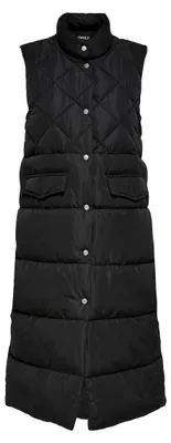 Produktbild von ONLY Lange Puffer Weste Wattierte Stepp Jacke ohne Ärmel und Kapuze ONLSTACY Größe: XS