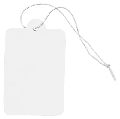 Produktbild von Creativ Company Etiketten weiß Karton 25x40mm 100 Stück Basteln