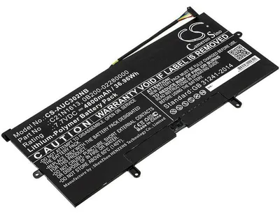 Produktbild von Akku für Asus Chromebook Flip C302C, Chromebook Flip C302CA und andere, 4800 mAh, Li-Pol