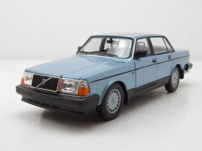 Produktbild von Welly 24102B Volvo 240 GL blau 1:24