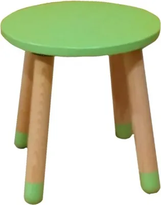 Produktbild von Skye Decor, Green Chair, Kinderhocker, 100 % SPERRHOLZ, Grün, 28 x 28 x 32 cm