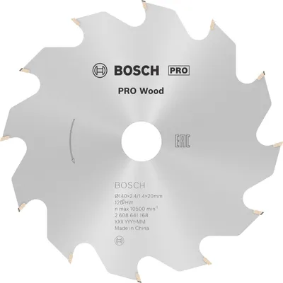 Produktbild von PRO Wood Kreissägeblatt, 140 x 2,4 x 20 mm, Z12