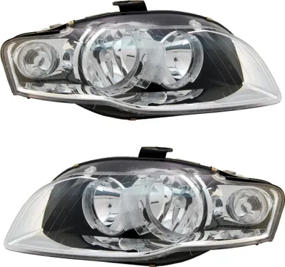 Produktbild von TYC Scheinwerfer Set für Audi A4 B7 9/2006-6/2008 Motor elektr H7 Halogen
