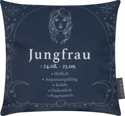 Produktbild von Dekokissen Sternzeichen Jungfrau