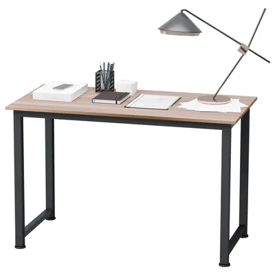 Produktbild von HOMCOM Schreibtisch Esstisch Computertisch Bürotisch Weiß/ Schwarz