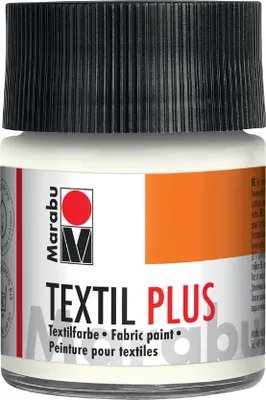 Produktbild von Marabu Textilfarbe "Textil Plus" weiß 50 ml