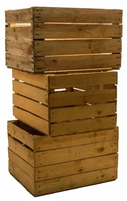 Produktbild von 3 Stück Massive  Apfelkisten Obstkisten holzkiste Obstkiste aus dem Alten Land