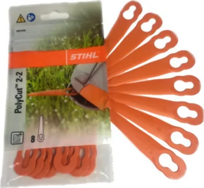 Produktbild von Stihl 40080071000, Bürstenschneider-Klinge, Orange, PolyCut 2-2, PolyCut 3-2, 8 Stück(e)