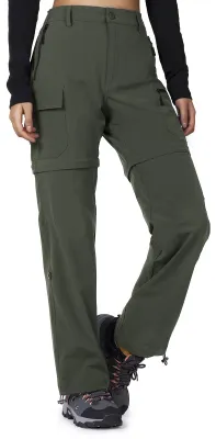 Immagine prodotto di Pantaloni da trekking da donna Cycorld, modello zip-off, traspiranti